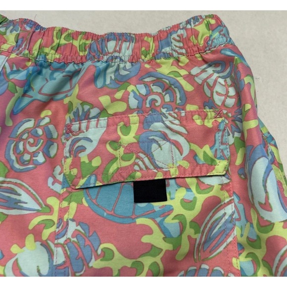 Mens Vineyard Vines Swim Trunks Shorts Sea‎ Turtles Sz Large Mesh Lining - Picture 5 of 7
